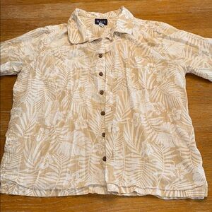 The Children's Place Tan and White Button Down Shirt